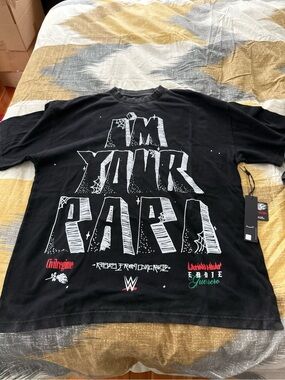 Civil Regime WWE Black "I'M YOUR PAPA" Graphic Poster-Style Art Print